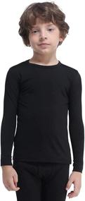 img 4 attached to High-Quality Subuteay Thermal Undershirts Baselayer X 👕 Large - Perfect Boys' Clothing for Warm Underwear