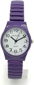 img 3 attached to Classic Stretch Elastic Fashion Wincci Women's Watches