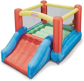 img 4 attached to Unleash the Fun: Little Tikes Jump Slide Bouncer for Active Play