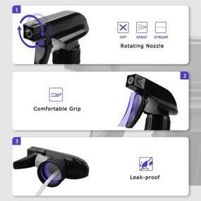 img 2 attached to 🚀 Enhance Spraying Efficiency with Nozzle Sprayer Replacements for Trigger Bottles