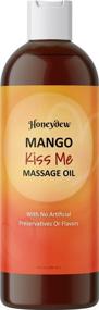 img 4 attached to 🌿 Natural Sensual Massage Oil for Couples - Moisturizing Almond & Coconut Body Oil for Dry Skin - Aromatherapy and Therapeutic Massage Therapy