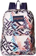 🎒 jansport superbreak backpack in botanical geo design логотип