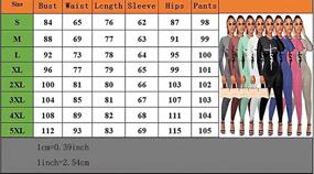 img 1 attached to Комплекты одежды для женщин "Piece Outfits Women Lounge Sets" для комбинезонов, комбинезонов и комбинезонов.