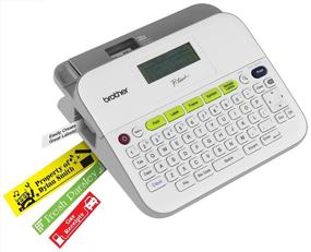 img 1 attached to Brother Printer RPTD400 Compact Label Maker: Versatile and Efficient