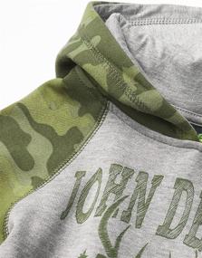 img 2 attached to 👶 John Deere Toddler Fleece Pullover Boys' Clothing – Stylish Hoodies & Sweatshirts for Fashionable Kids