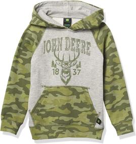 img 4 attached to 👶 John Deere Toddler Fleece Pullover Boys' Clothing – Stylish Hoodies & Sweatshirts for Fashionable Kids