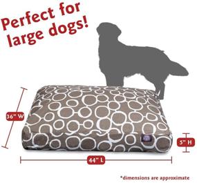 img 2 attached to 🐾 Ultimate Comfort for Your Furry Friend with Majestic Pet Fusion Rectangle Pet Bed