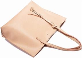 img 1 attached to Nodykka Satchel Handbags Pebbled Shoulder Women's Handbags & Wallets and Totes