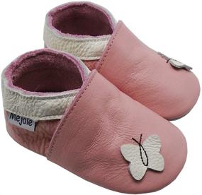 img 2 attached to Boys' Toddler Pre 👟 Walker Leather Moccasins - Mejale Shoes