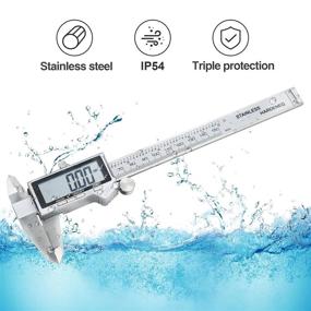 img 3 attached to 📏 Waterproof Stainless Digital Caliper: IP54 for Accurate and Reliable Measurements