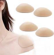 👗 yokoke 2 pairs freebily soft silicone shoulder push-up pads: optimal adhesive enhancer for instant shoulder lift and comfort logo