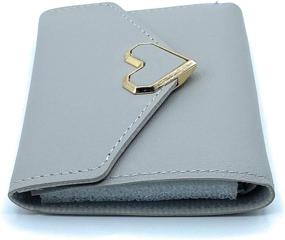 img 2 attached to 👜 Stylish Leather Pendant Checkbook Wallet: An Ideal Organizer for Women's Handbags & Wallets