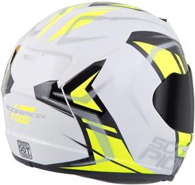 img 1 attached to 🚴 Scorpion EXO-R320 Endeavor Bike Helmet - White/Neon Yellow/Large