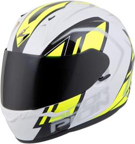 img 3 attached to 🚴 Scorpion EXO-R320 Endeavor Bike Helmet - White/Neon Yellow/Large