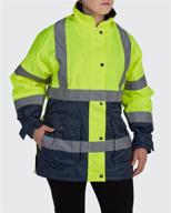 👚 toledo uhv664 ladies hi vis yellow/navy 2x: enhanced visibility for women логотип