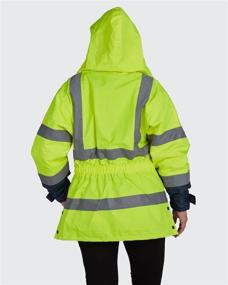 img 2 attached to 👚 Toledo UHV664 Ladies Hi Vis Yellow/Navy 2X: Enhanced Visibility for Women