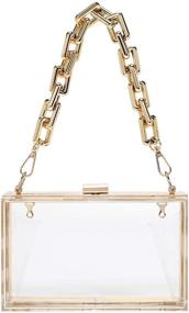 img 3 attached to 🌴 Stylish Crossbody Clear Shoulder Handbags & Wallets: Perfect for Bachelorettes, Beaches, and Beyond!