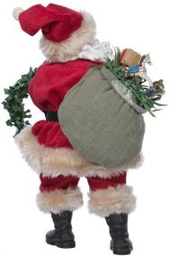 img 2 attached to 🎅 Vintage Santa Figurine: Kurt Adler 11.75-Inch Holiday Decor