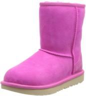 👢 stylish ugg classic fashion shadow unisex boys' shoes and boots: ultimate comfort and durability logo