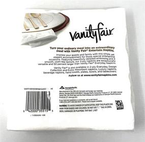 img 1 attached to 🍽️ Vanity Entertain Dinner Napkins - Enhance Your Table Setting with a Generous Napkin Count
