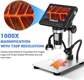 img 3 attached to TOMLOV Microscope Digital Compatible Included