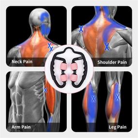 img 1 attached to Восстановите силы ваших ног с помощью массажного массажного стержня Amyup Foam Roller - идеально подходит для облегчения мышечного напряжения ног после тренировок и для облегчения болей в глубоких тканях фасции (черный + розовый)