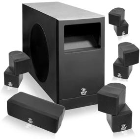 img 2 attached to PyleHome PHS51P 5.1 Passive Home Theater Audio System with 4 Satellites, Center Channel & 10-Inch Subwoofer