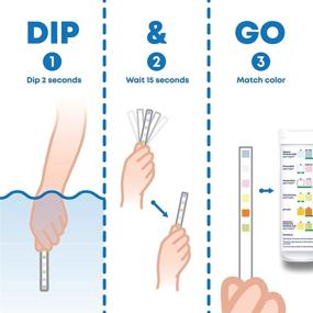 img 1 attached to 🌊 DIP & GO Aquarium Test Strips: Accurate Aquarium Water Testing with Range-Guided, Easy-to-Read Results