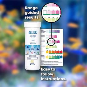 img 2 attached to 🌊 DIP & GO Aquarium Test Strips: Accurate Aquarium Water Testing with Range-Guided, Easy-to-Read Results