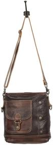 img 2 attached to 👜 Rocky Leather Shoulder Bag S-1560 by Myra Bag