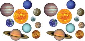 img 4 attached to Enhance Your Galaxy-Themed Birthday Party with Beistle's 🚀 20-Piece Paper Solar System Cut-Outs and Space Decorations Supplies
