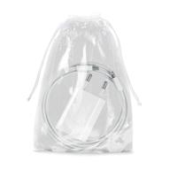 🛍️ apq pack of 100 clear drawstring bags 4x6 - industrial grade plastic polyethylene bags for packing & storing with double cotton drawstrings - transparent 2 mil thickness - ideal for promotional & industrial use logo