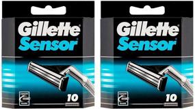 img 3 attached to Gillette Sensor Refill Cartridges - Pack of 10, 2 Sets - Enhanced for SEO