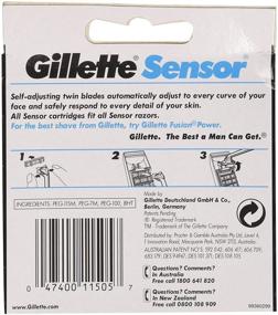 img 2 attached to Gillette Sensor Refill Cartridges - Pack of 10, 2 Sets - Enhanced for SEO