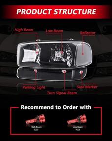 img 1 attached to Torchbeam Headlight Replacement 1999 2007 Passenger