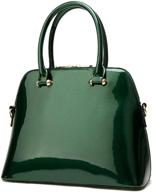 💼 yan show satchel shoulder leather women's handbags & wallets: sleek and stylish satchels for fashion-conscious women logo