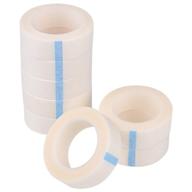 🧸 tuparka 8 rolls white eyelash tape, adhesive lash tapes for eyelash extension supply, 9m each roll - improved seo logo