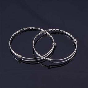 img 3 attached to PH PandaHall Stainless Adjustable Bracelet Beading & Jewelry Making for Jewelry Findings