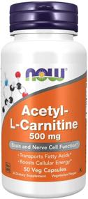 img 4 attached to 🧠 Улучшите работу мозга с помощью добавки Acetyl-L Carnitine 500 mg от NOW Foods – 50 вегетарианских капсул