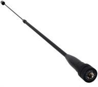 📻 uayesok dual band sma male ham radio telescopic antenna - vhf uhf 2m/70cm extendable for yaesu vertex tyt wouxun handheld two way radio walkie talkies logo