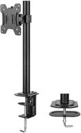 💻 huanuo single monitor stand – adjustable height, tilt, swivel & rotation – lcd computer monitor mount stand for 13-32 inch screens – supports up to 17.6lbs logo