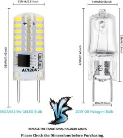 img 2 attached to Optimize Lighting Efficiency 💡 with EKSAVE Dimmable Halogen Equivalen Fitting