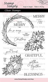 img 1 attached to Stamp Simply Stamps Seasonal Wreaths