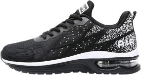 img 2 attached to Women's Peachblack Athletic Running Sneaker Shoes by Impdoo