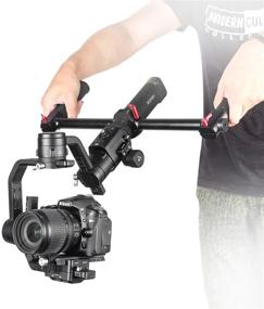 img 1 attached to Enhance Stability and Control with EACHSHOT DH-RoninS Dual Handle Gimbal Grip for DJI Ronin S/SC, DJI RS2, and Moza Air 2