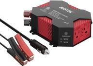 премиум-инвертер bestek 400w/500w с 4 usb-портами для зарядки и 2 розетками переменного тока: улучшенная версия логотип