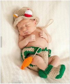 img 1 attached to 🐠 Crochet Fisherman Newborn Photography Outfits