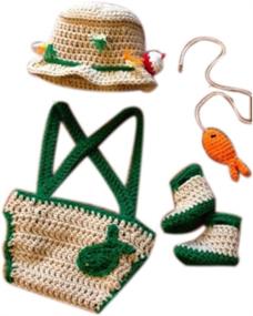 img 3 attached to 🐠 Crochet Fisherman Newborn Photography Outfits