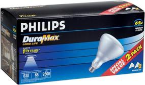 img 1 attached to 💡 Enhance Indoor Lighting with Philips 139279 65 Watt - 2 Pack