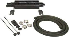 img 1 attached to Enhance Performance with Derale 13210 Power Steering Cooler Kit in Sleek Black Design